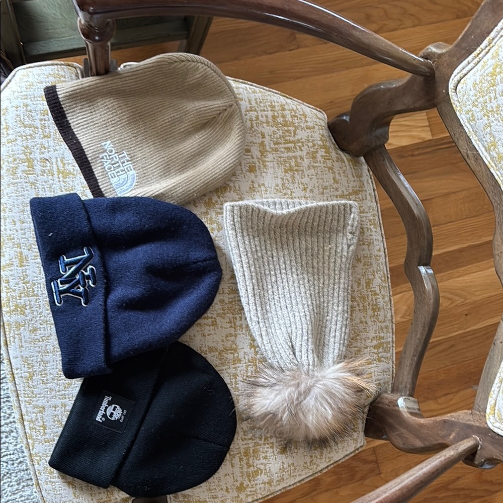 North Face and NY Beanie Set